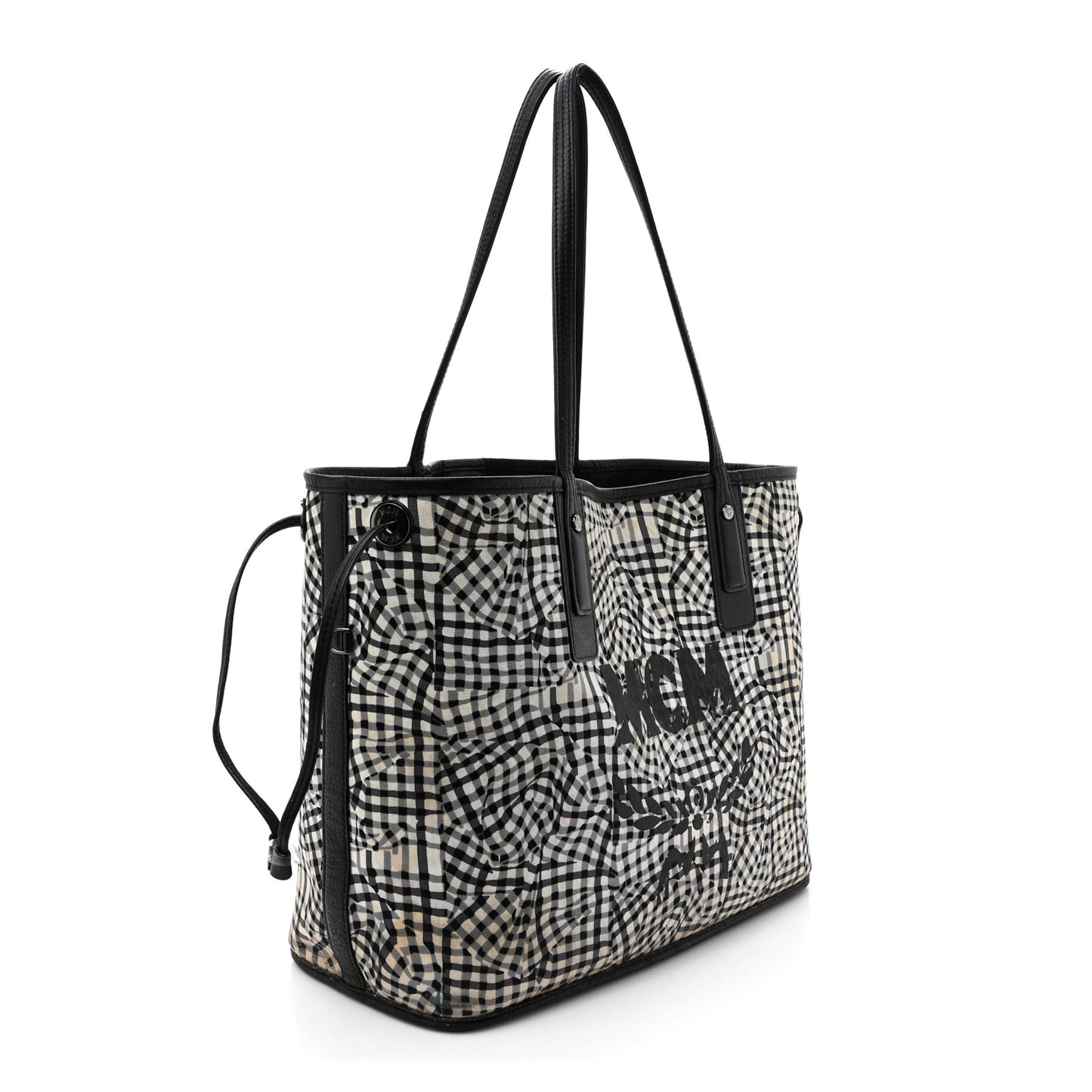 Visetos Medium Liz Reversible Shopper Tote Black