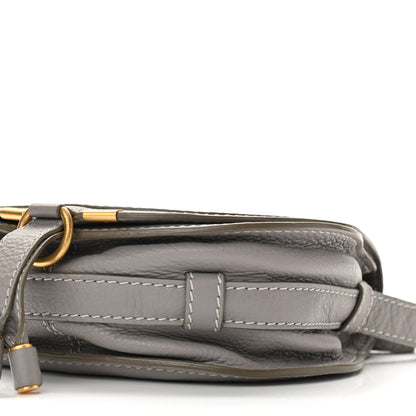 Chloe Calfskin Mini Marcie Round Crossbody Bag Cashmere Grey 9 of 11