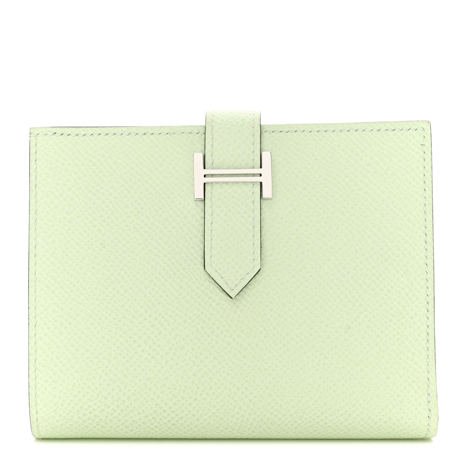 Hermes Epsom Bearn Compact Wallet Vert Fizz 1 of 9