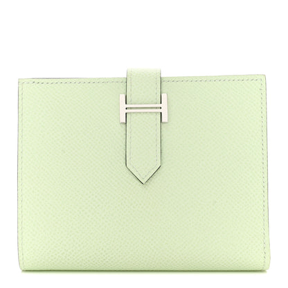 Hermes Epsom Bearn Compact Wallet Vert Fizz 1 of 9