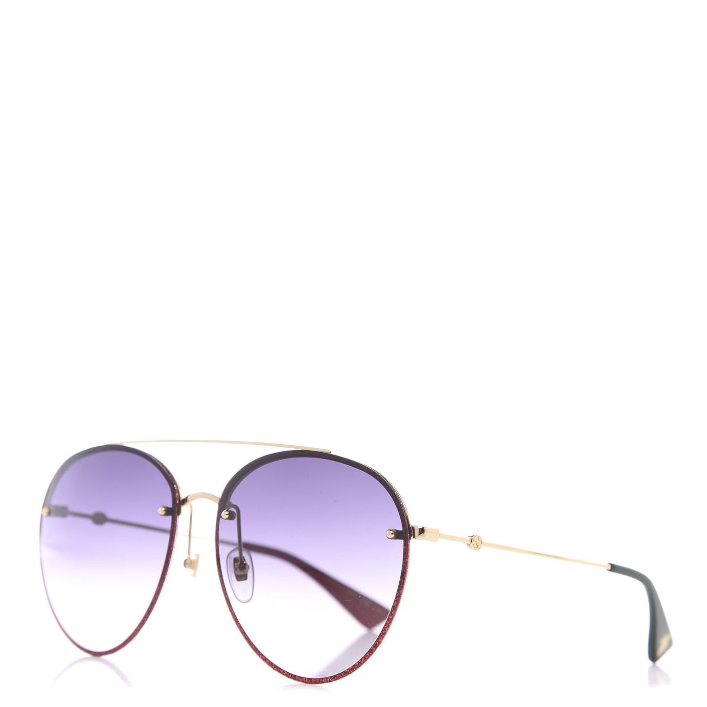 Glitter Aviator Sunglasses GG0351S Red