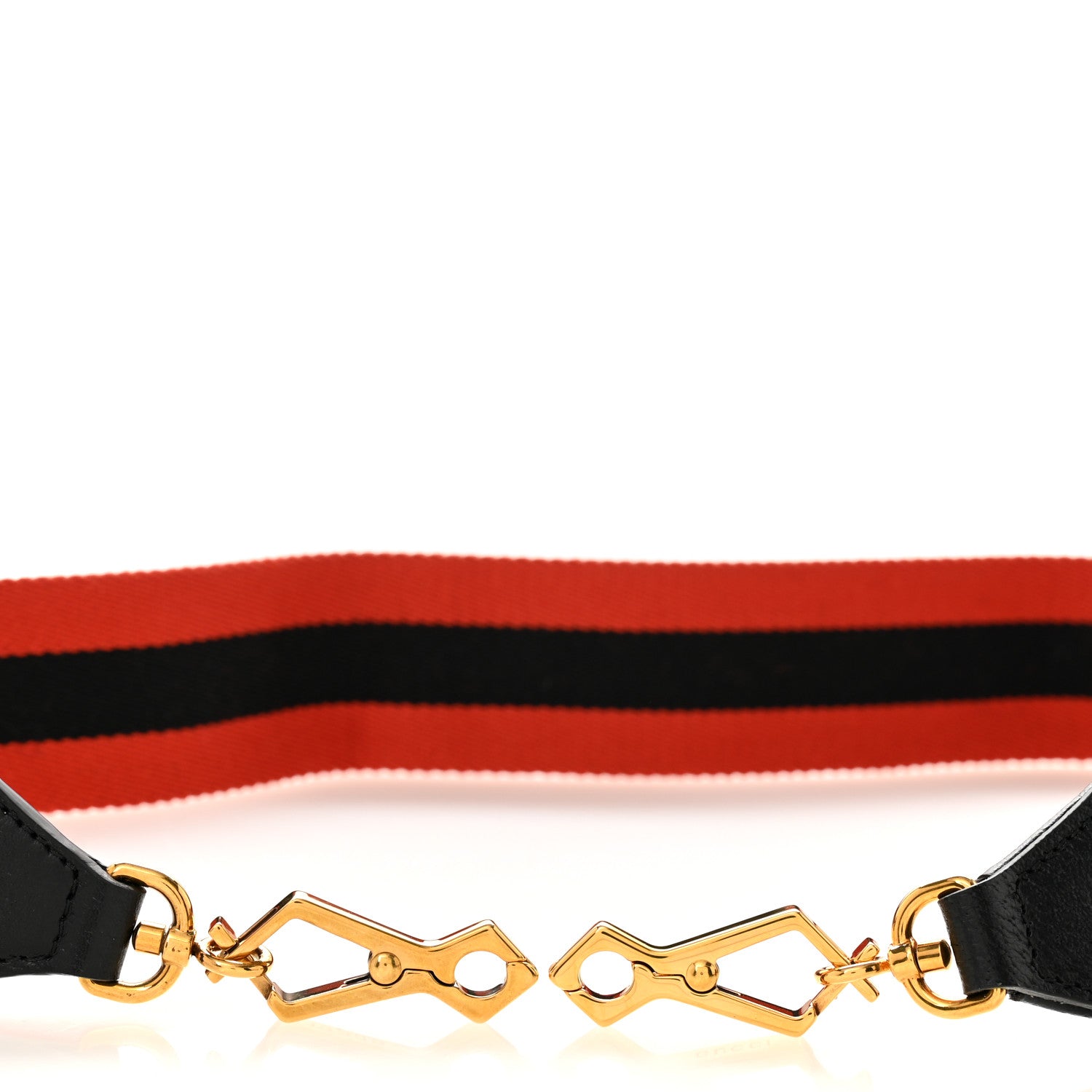 Gucci Canvas Web Shoulder Strap Navy Red 3 of 5
