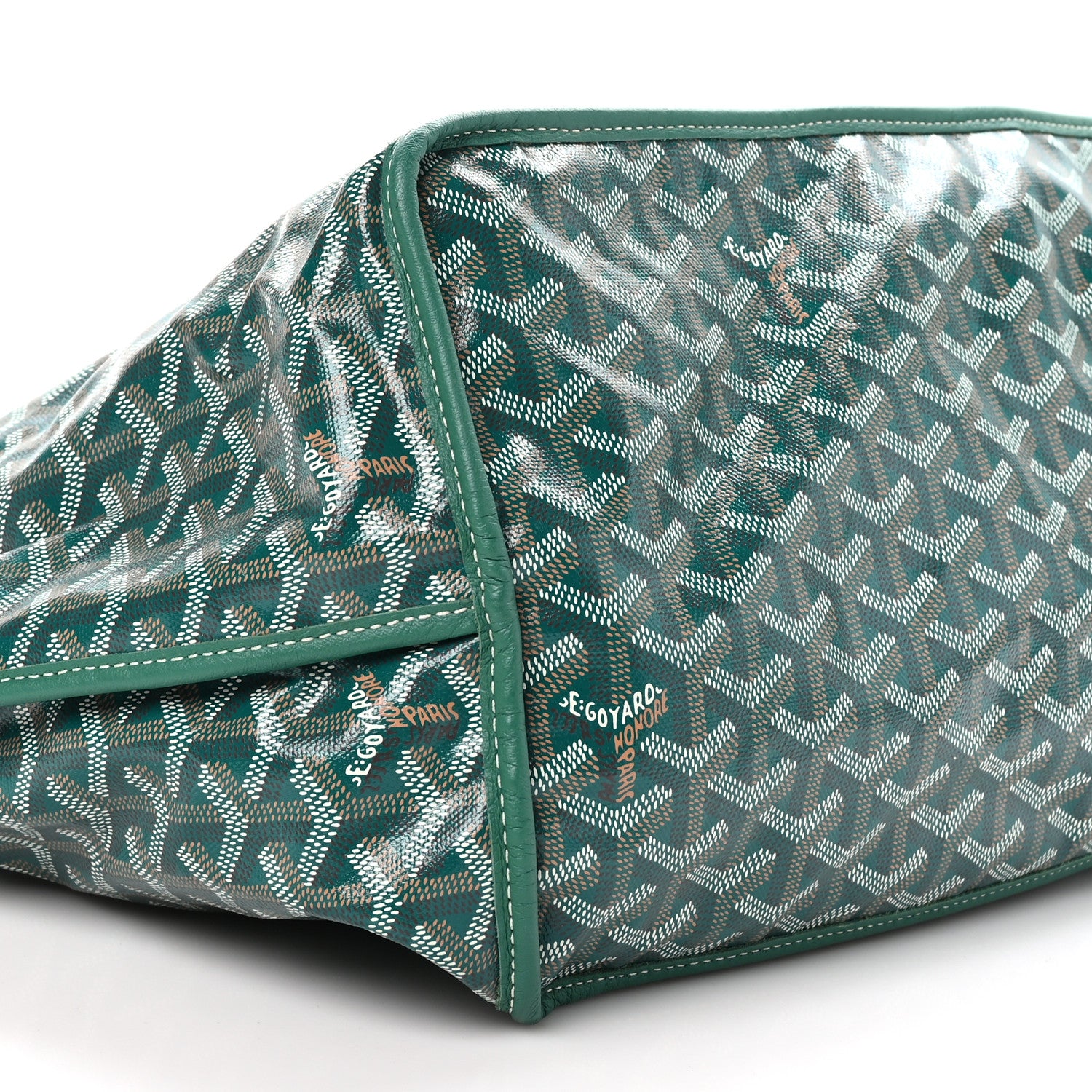 Goyard Goyardine Saint Louis GM Green 10 of 19
