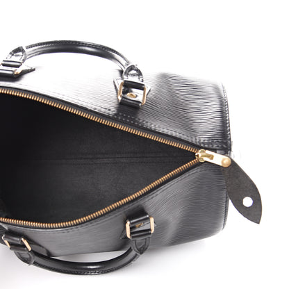 Louis Vuitton Epi Speedy 35 Black 4 of 19