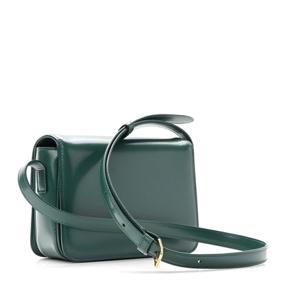 Celine Shiny Calfskin Teen Cuir Triomphe Pine Green 2 of 11