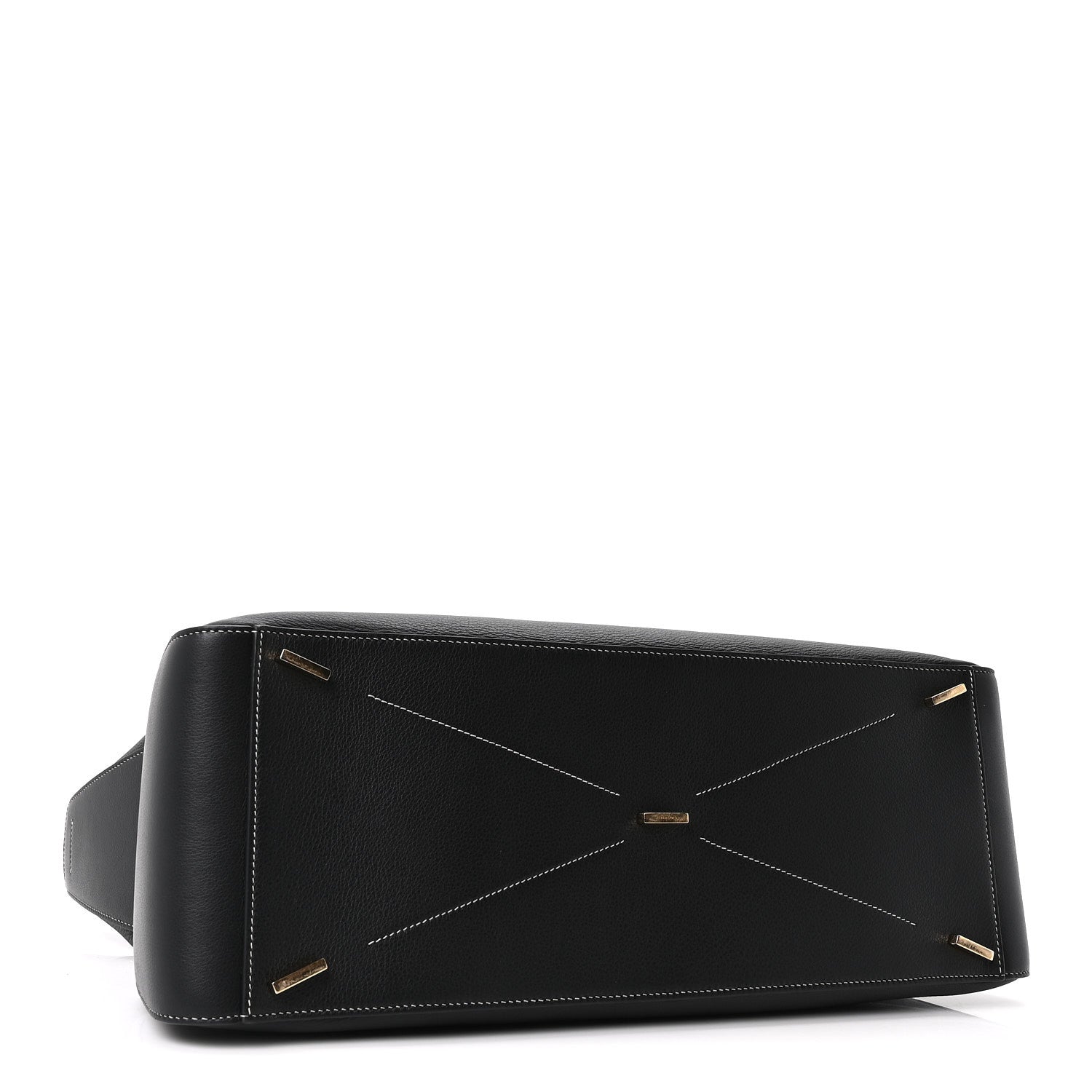 Salvatore Ferragamo Calfskin Star Large Tote Black 3 of 9