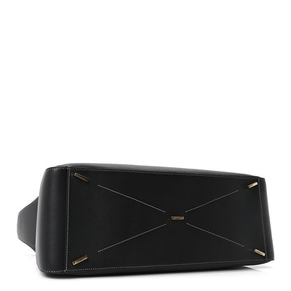 Salvatore Ferragamo Calfskin Star Large Tote Black 3 of 9