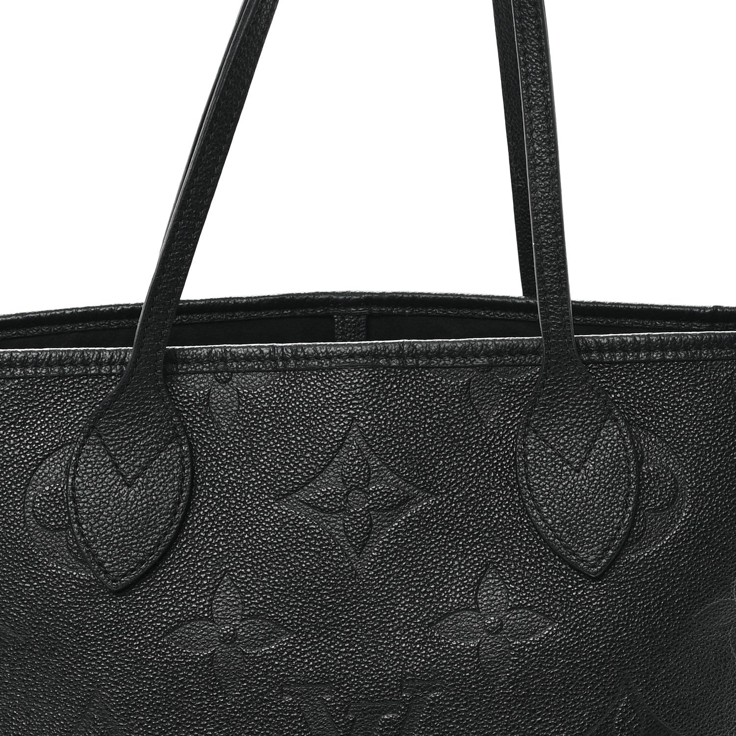 Louis Vuitton Empreinte Monogram Giant Neverfull MM  Black 8 of 12
