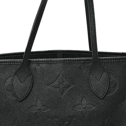 Louis Vuitton Empreinte Monogram Giant Neverfull MM  Black 8 of 12
