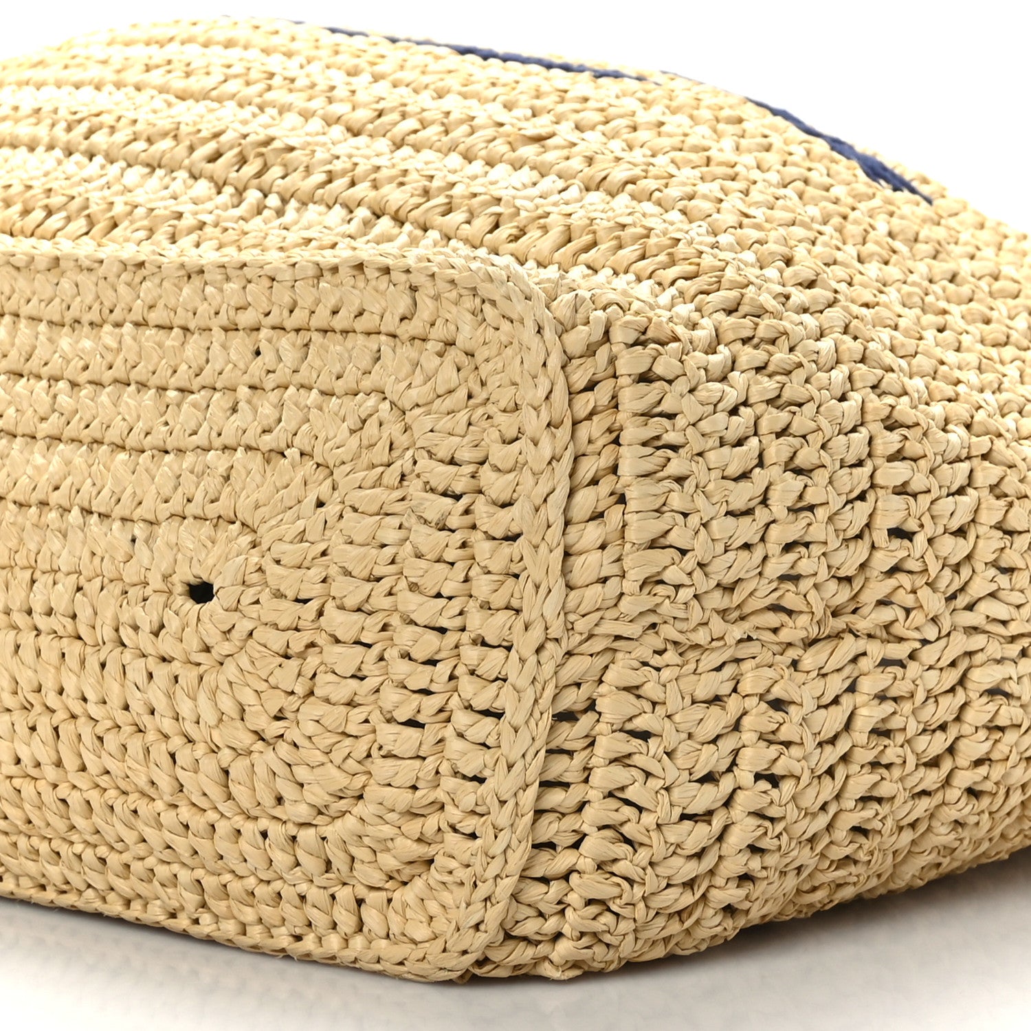Saint Laurent Raffia Rive Gauche Tote Natural 10 of 10