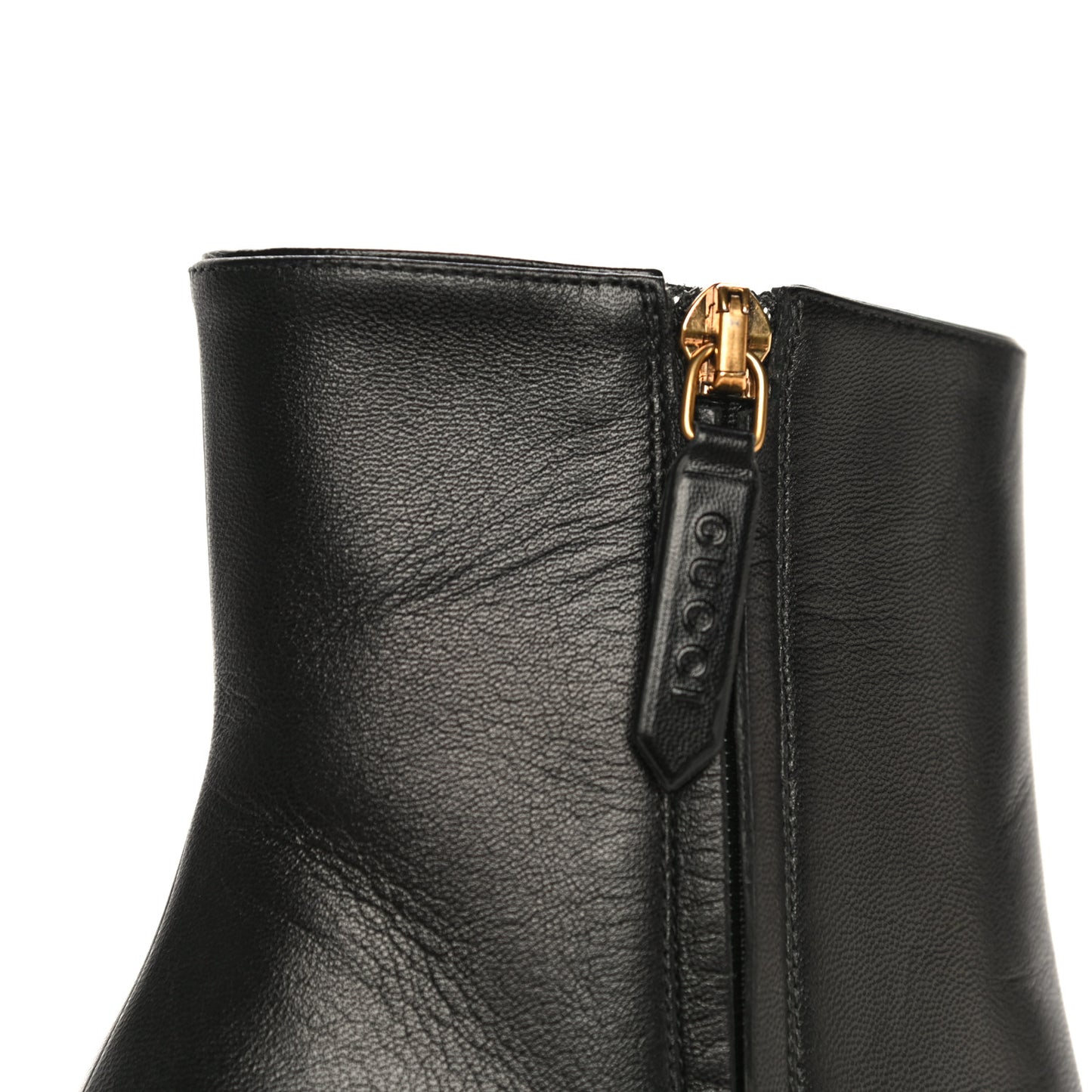Malaga Kid GG Marmont Fringe 75mm Ankle Boots 36.5 Black