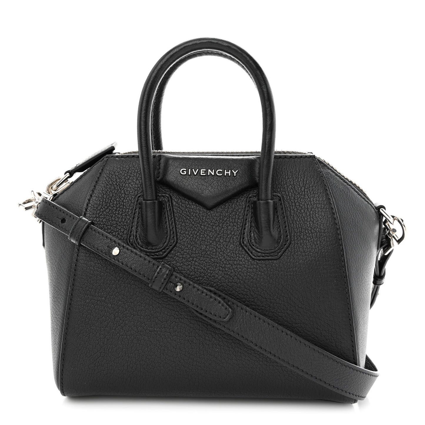 Sugar Goatskin Mini Antigona Black