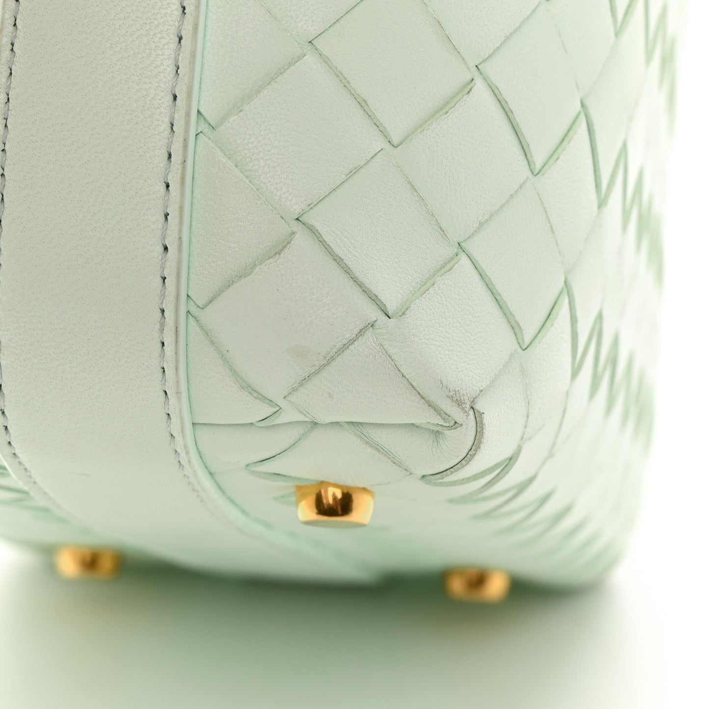 Nappa Intrecciato Wallace Shoulder Bag Glacier