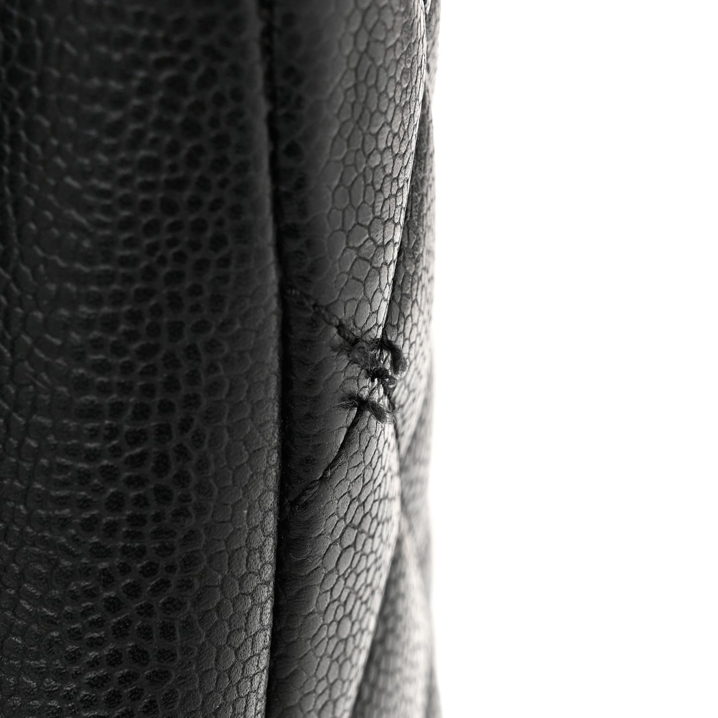 Caviar Quilted Grand Shopping Tote GST Black