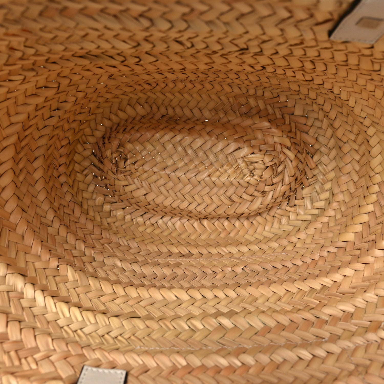 Loewe Raffia Basket Tote Bag Natural White 5 of 8