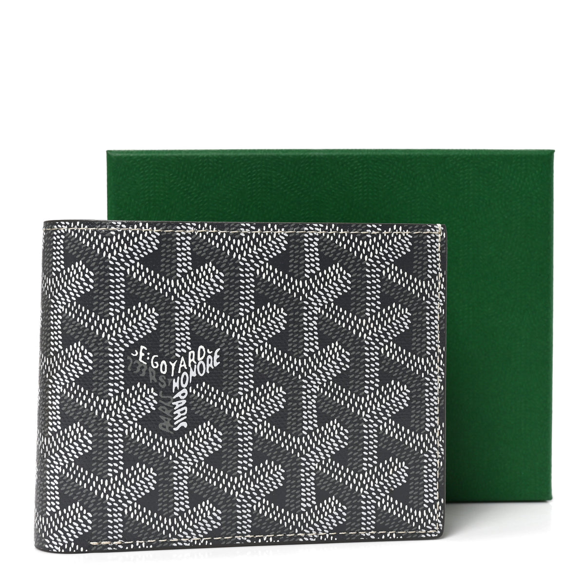 Goyard Goyardine Bi-Fold Victoire PM Wallet Grey 7 of 7