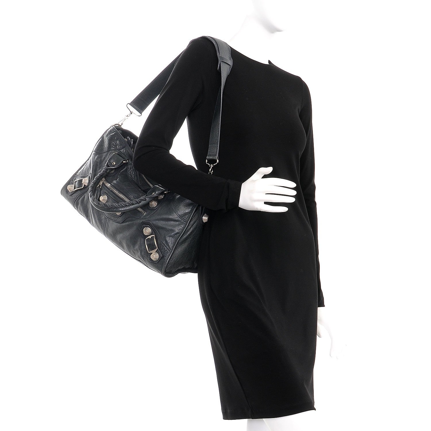 Balenciaga Agneau Giant 21 Silver Hardware Part Time Anthracite 2 of 9