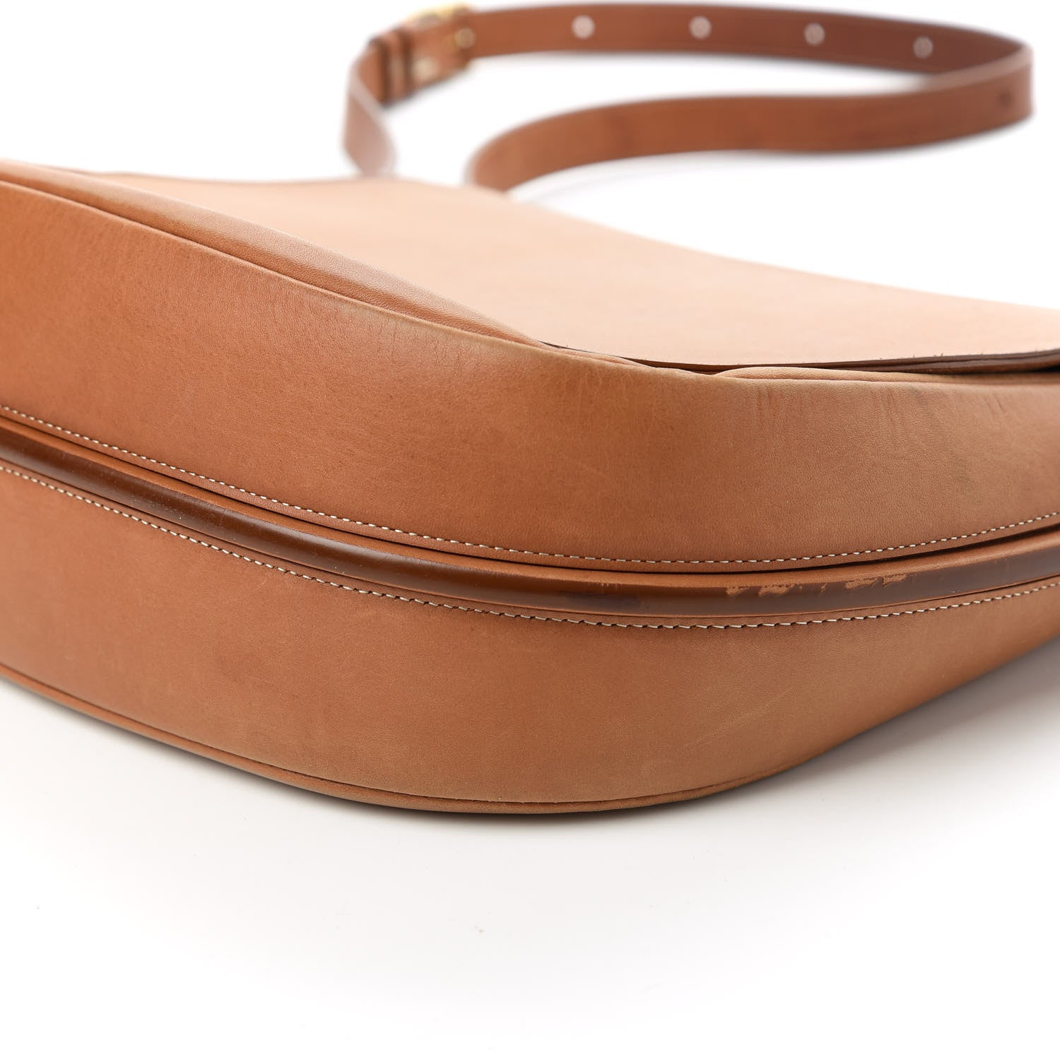 Celine Natural Calfskin Trotteur Messenger Tan 7 of 11