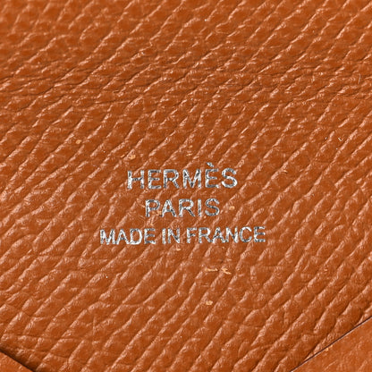Hermes Epsom Calvi Card Case Gold 6 of 6