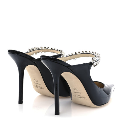 Jimmy Choo Patent Crystal Bing 100 Pumps 36 Black 39.5 Black 5 of 11