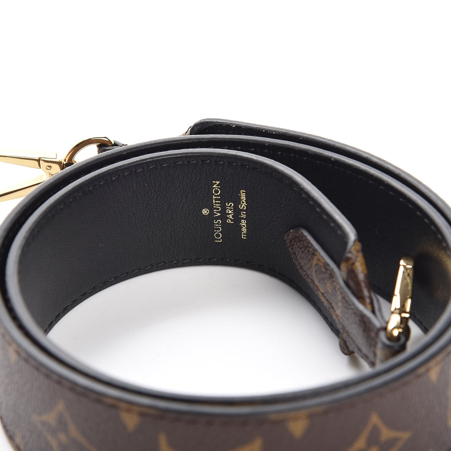 Monogram Bandouliere Shoulder Strap Black