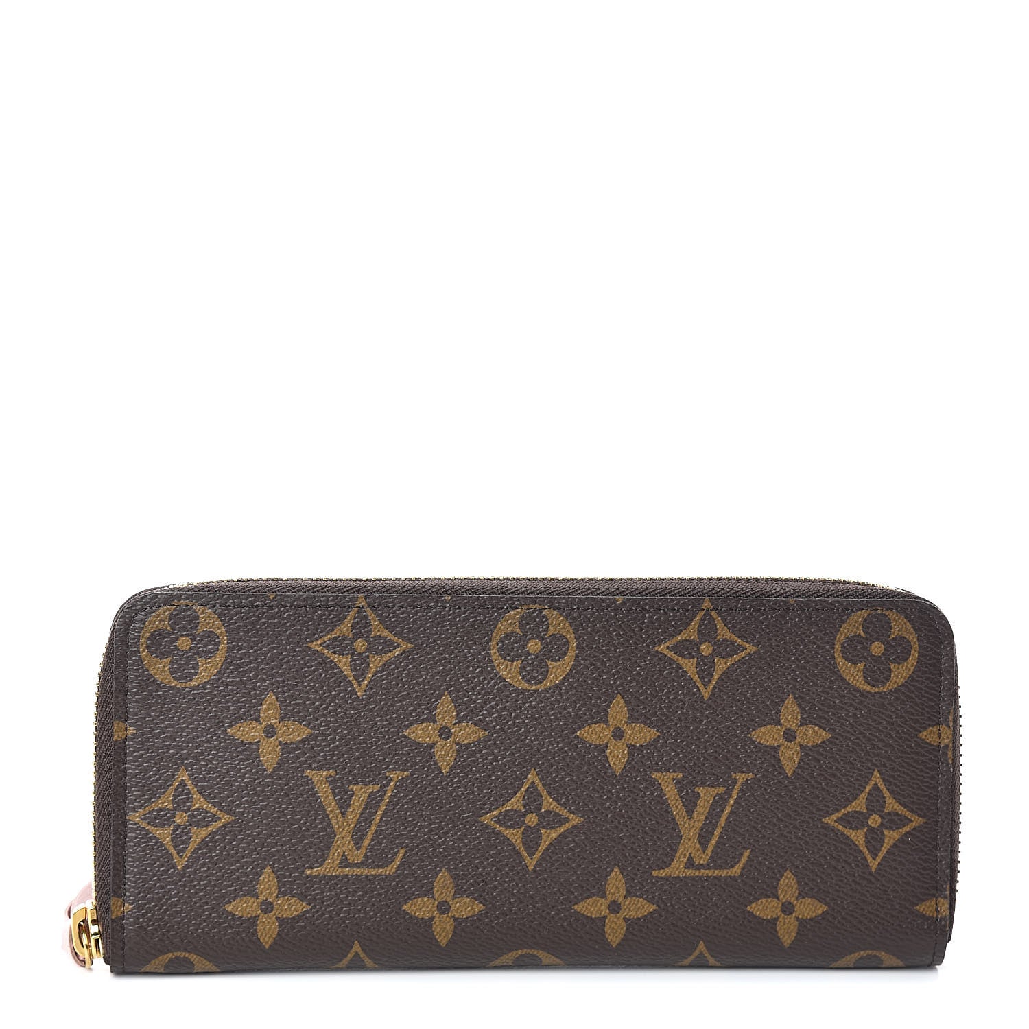 Louis Vuitton Monogram Clemence Wallet Rose Ballerine 1 of 6