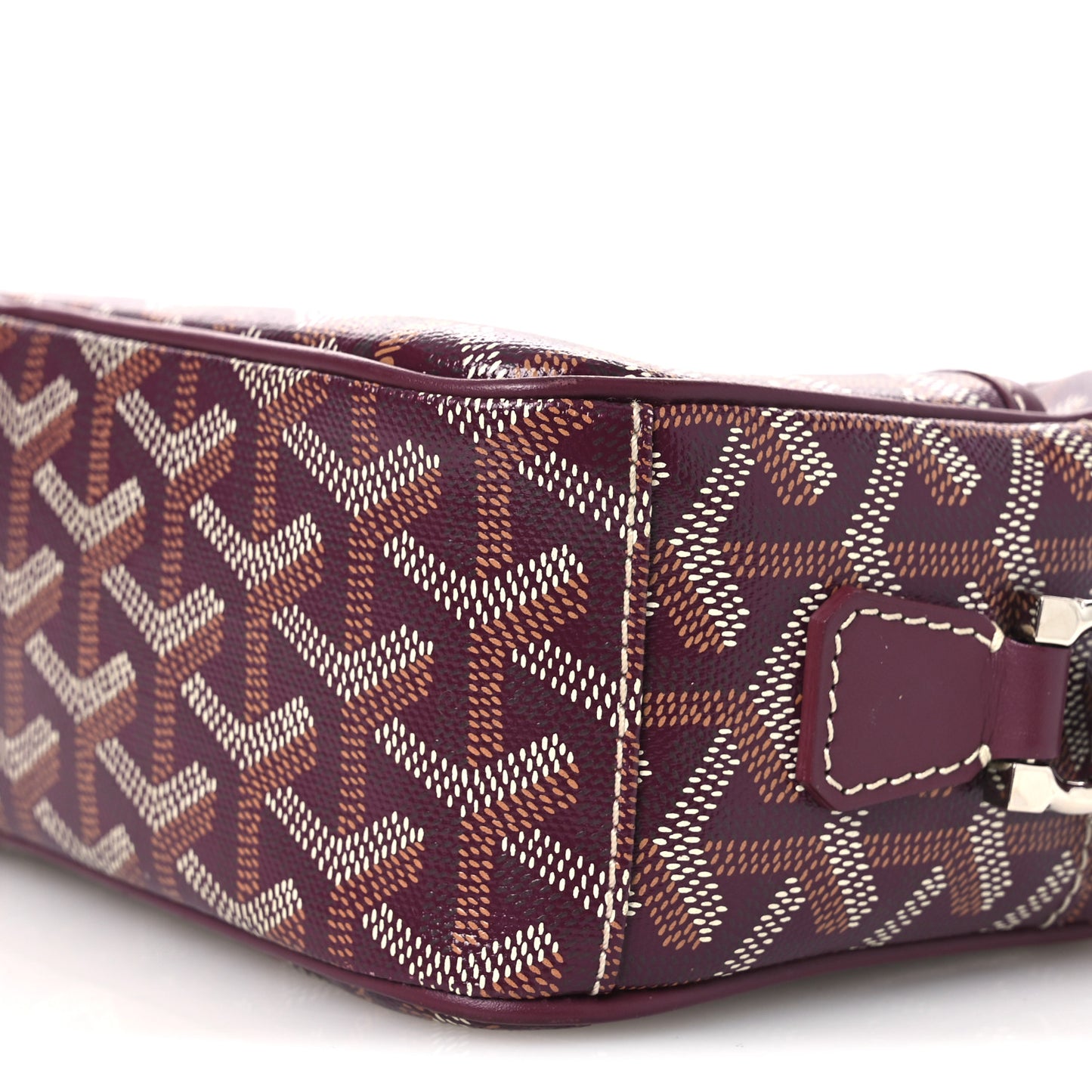Goyardine Sac Cap Vert Burgundy
