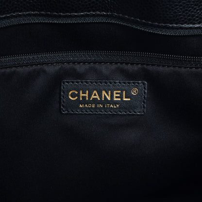 Chanel Caviar Quilted Grand Shopping Tote GST Black 6 of 7