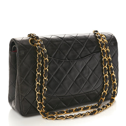 Chanel Lambskin Quilted Medium Double Flap Black 3 of 13