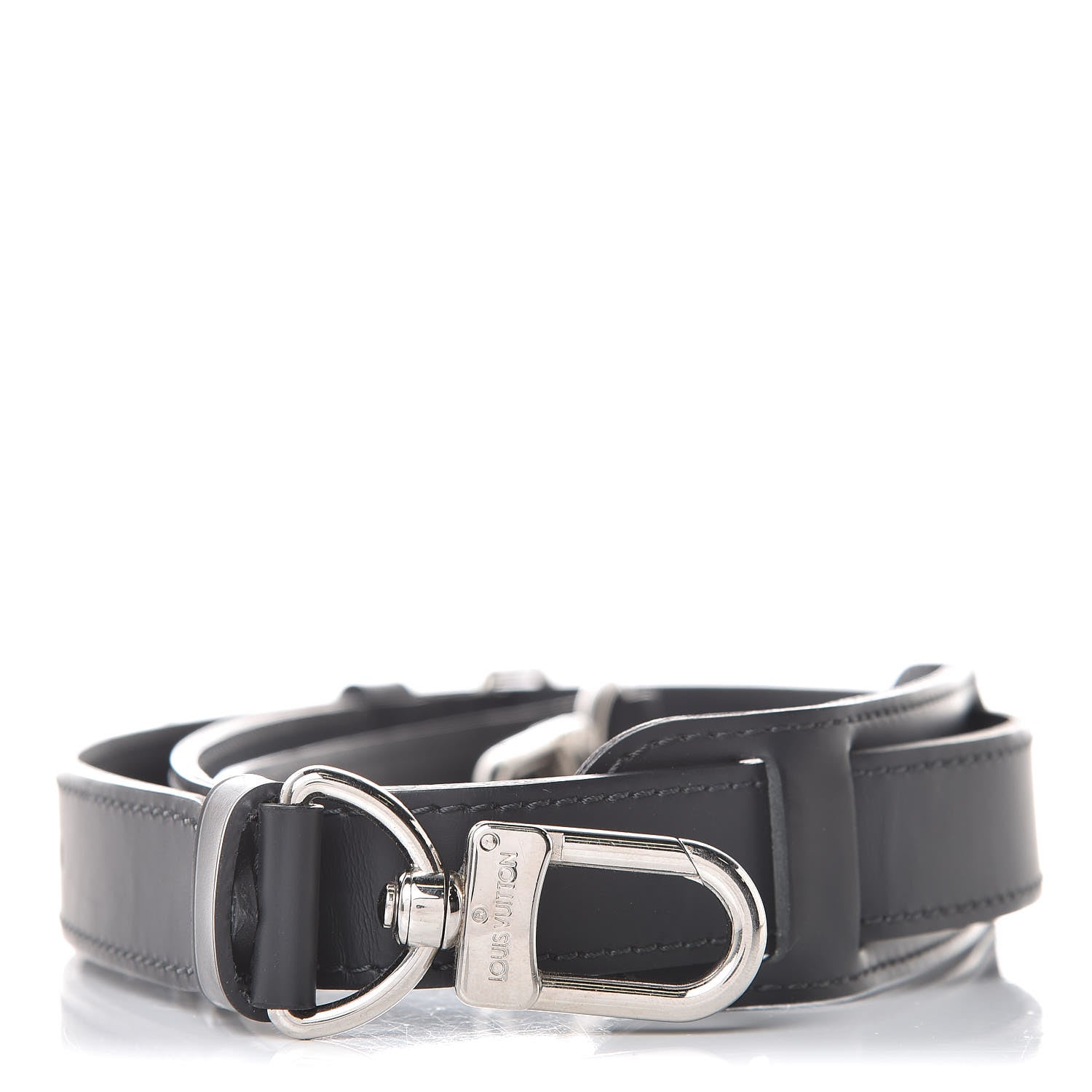 Louis Vuitton Calfskin Adjustable Keepall Bandouliere Shoulder Strap Black 1 of 5