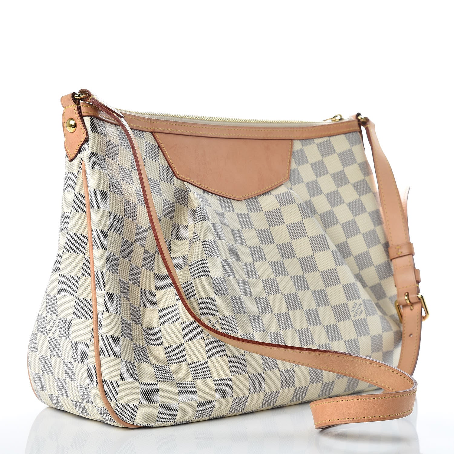 Louis Vuitton Damier Azur Siracusa MM 3 of 14