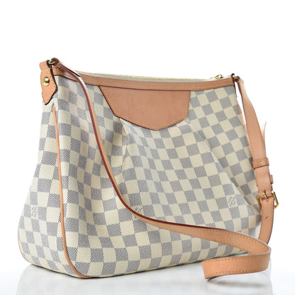 Louis Vuitton Damier Azur Siracusa MM 3 of 14