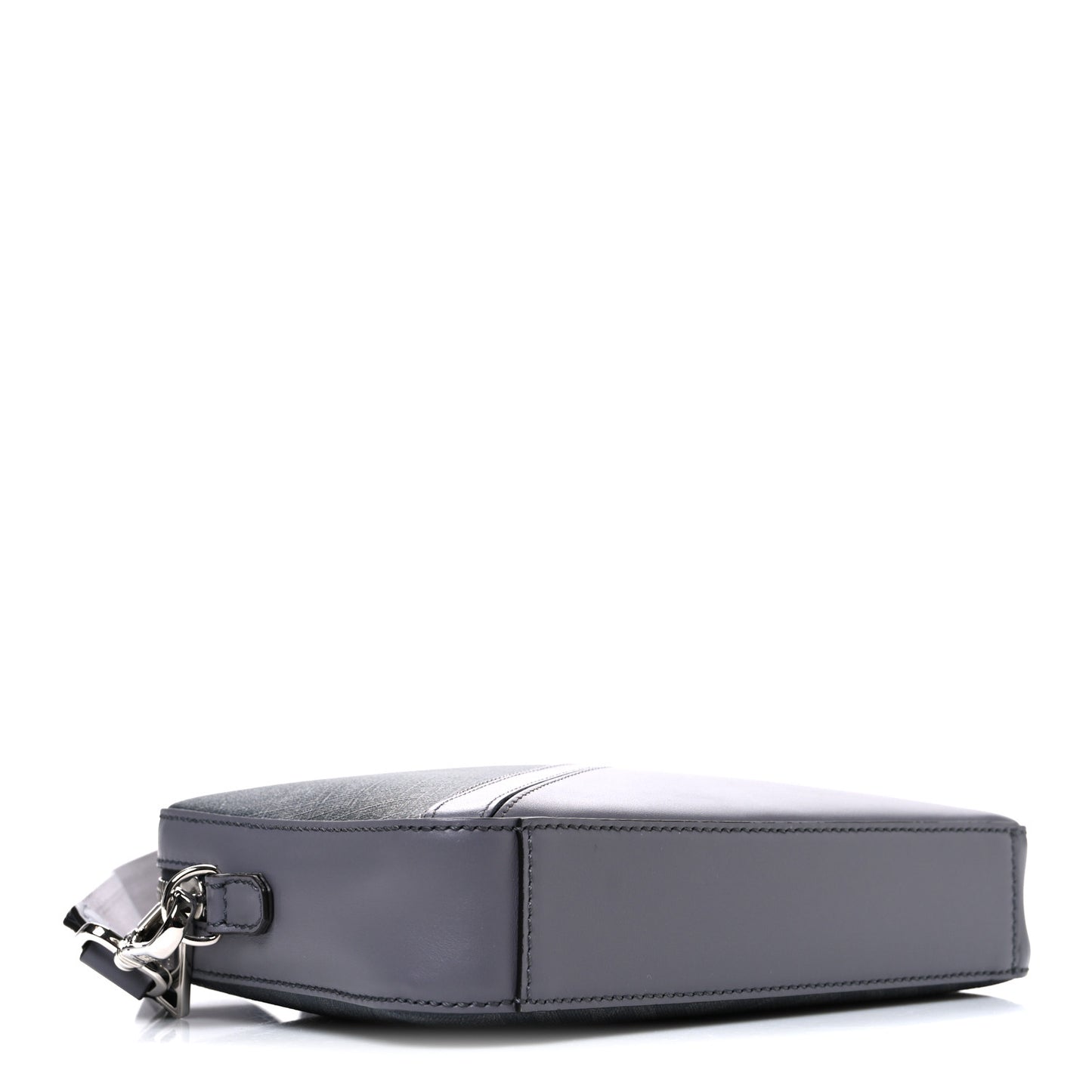 Glazed Fabric Vitello Liberty FF 1974 Diagonal Medium Camera Case Grey
