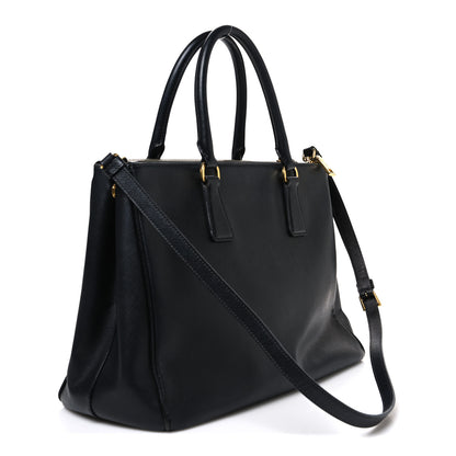 Prada Saffiano Lux Medium Galleria Double Zip Tote Black 3 of 11