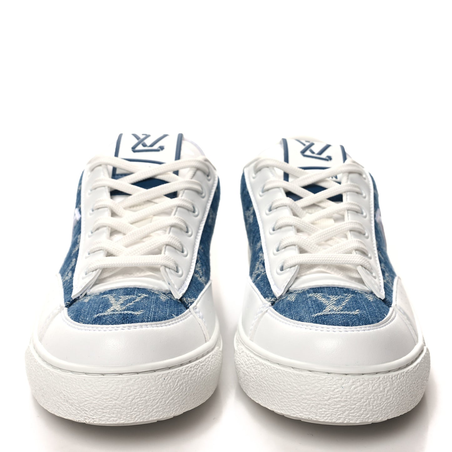Denim Charlie Trainers 38 White Blue