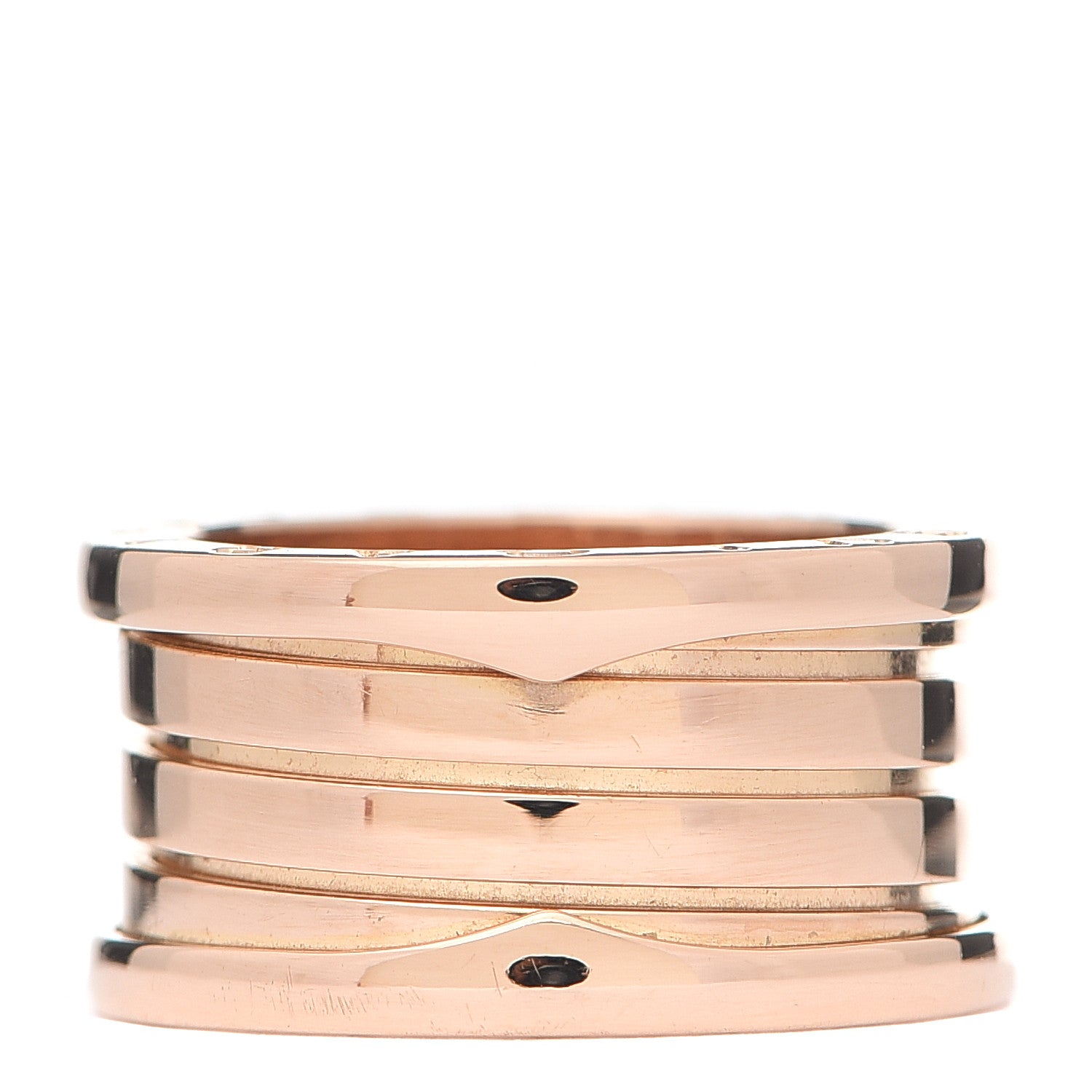 Bulgari 18K Rose Gold B.Zero1 Four-Band Ring 3 of 6