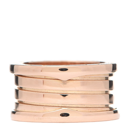Bulgari 18K Rose Gold B.Zero1 Four-Band Ring 3 of 6