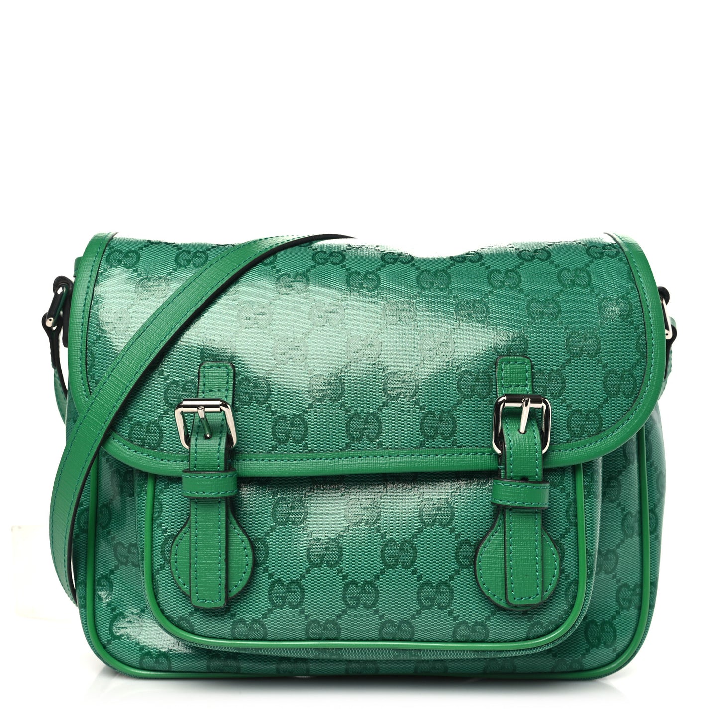 Monogram GG Childrens Messenger Bag Green
