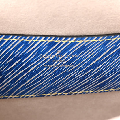 Louis Vuitton Epi Studded Twist Shoulder Bag MM Denim Light 6 of 9
