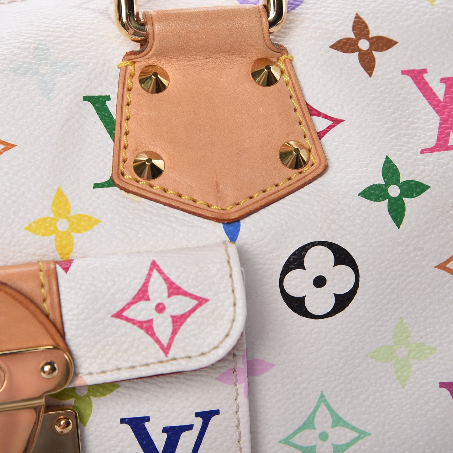 Monogram Multicolor Speedy 30 White