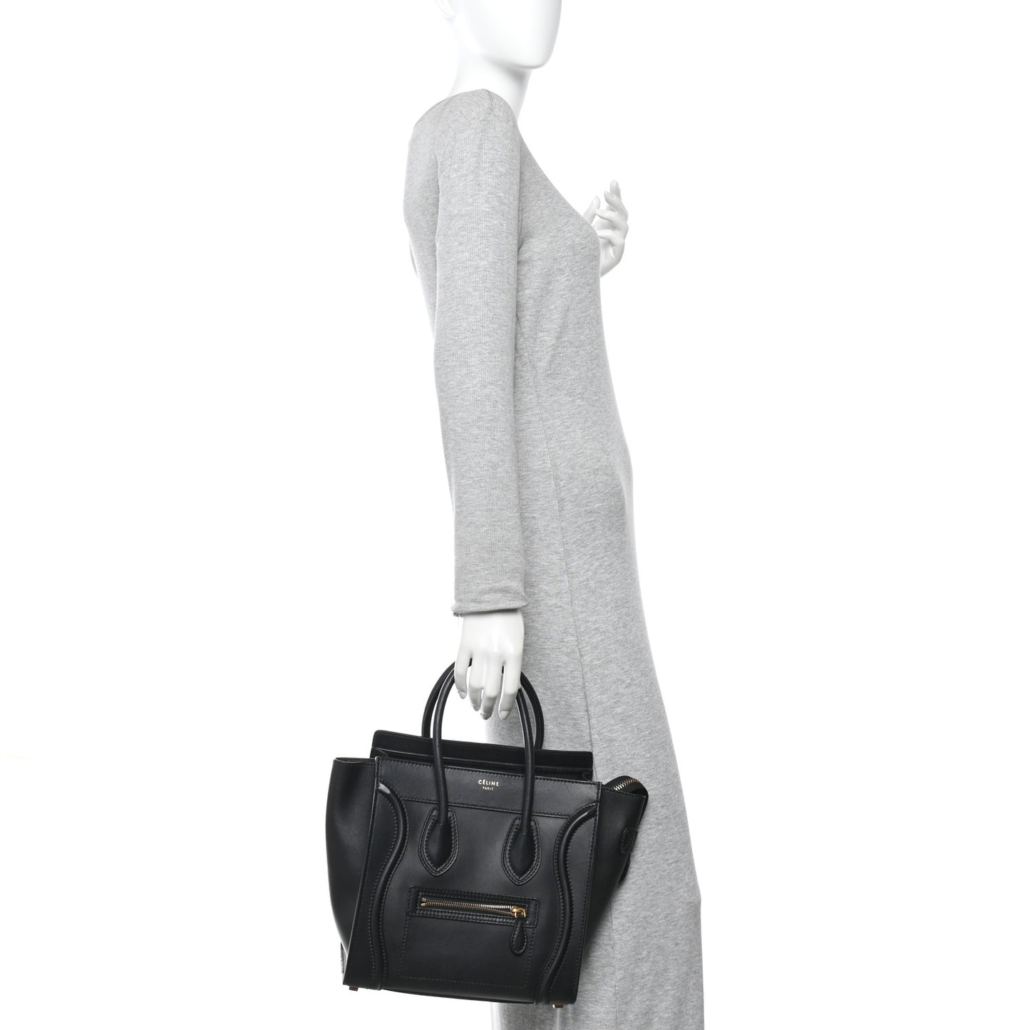 Smooth Calfskin Micro Luggage Black