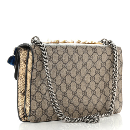 Gucci GG Supreme Monogram Snakeskin Embroidered Small Dionysus Shoulder Bag 3 of 14