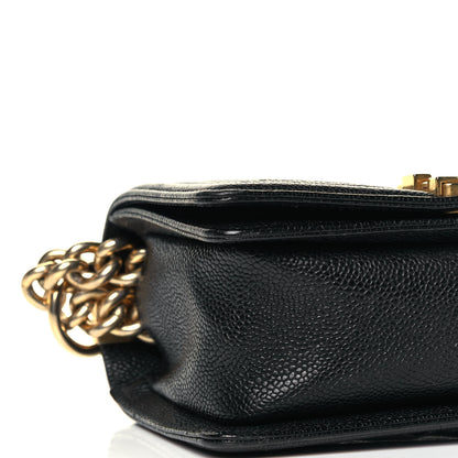 Chanel Caviar Quilted Small Boy Flap Black 9 of 11