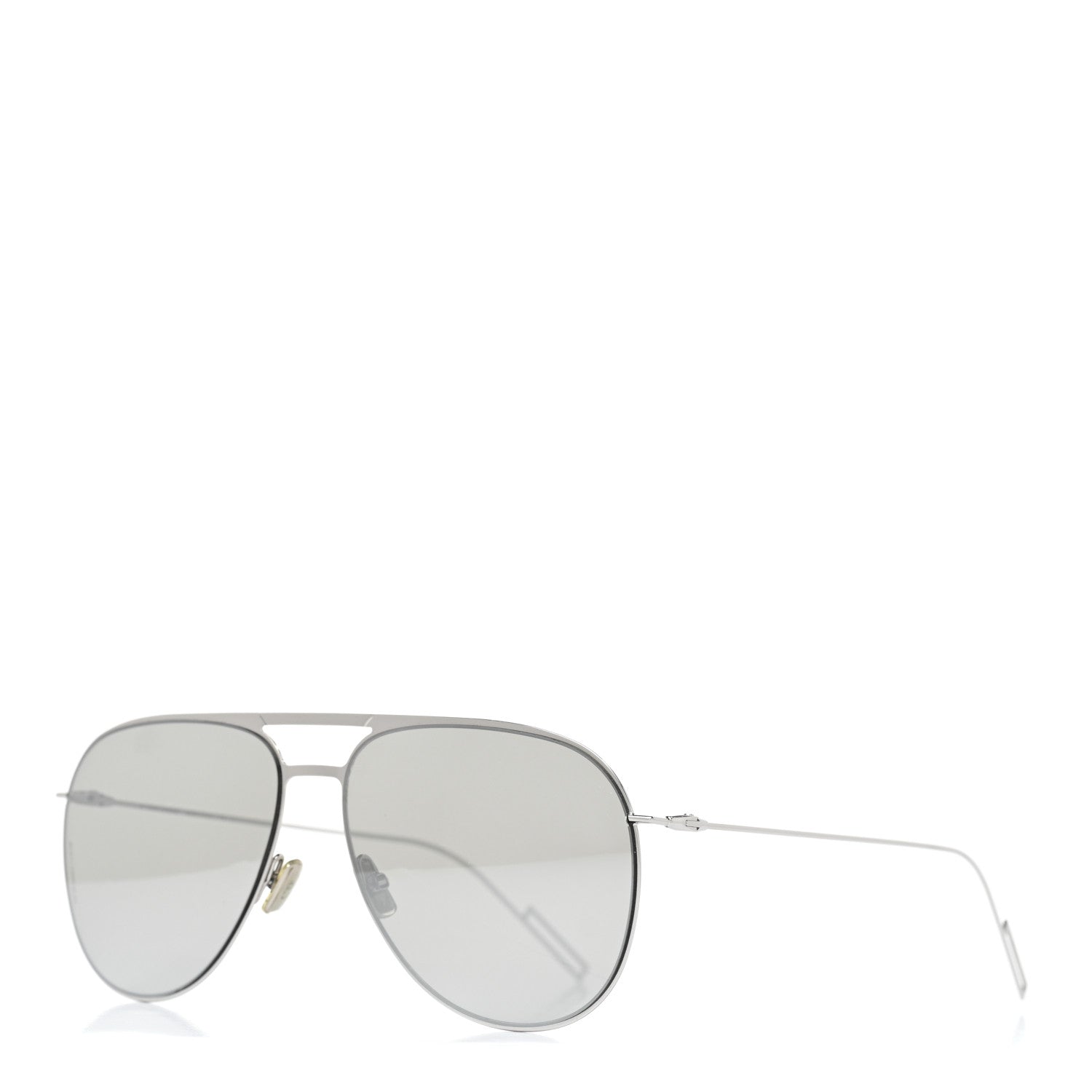 Christian Dior Homme Mens Aviator Sunglasses Silver 1 of 8