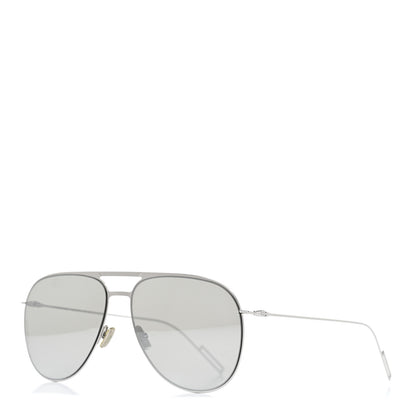 Christian Dior Homme Mens Aviator Sunglasses Silver 1 of 8