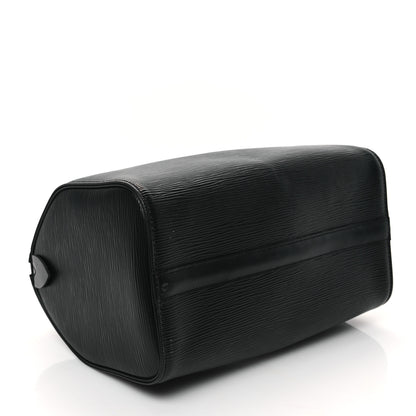 Louis Vuitton Epi Speedy 25 Black 4 of 11