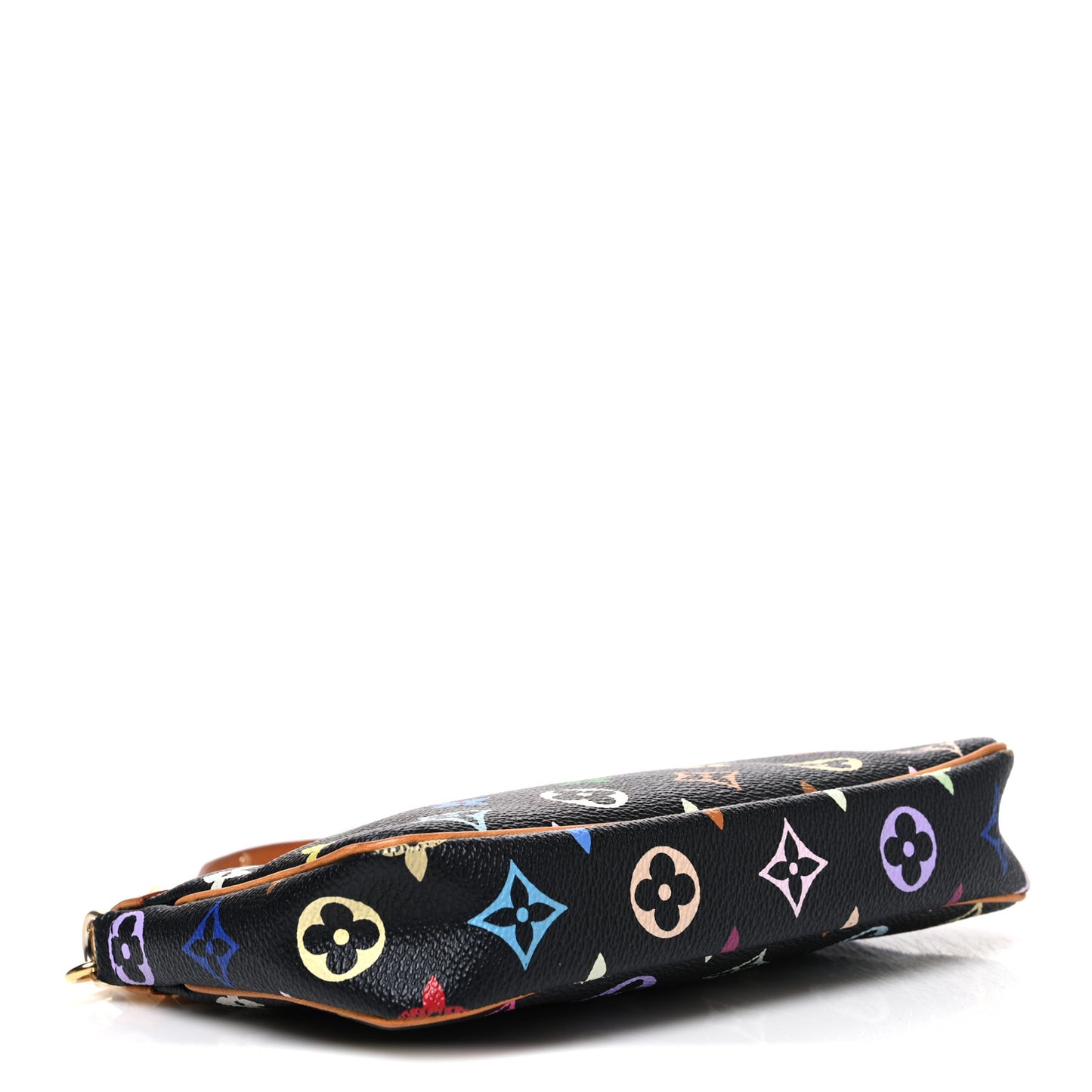 Monogram Multicolor Pochette Accessories Black