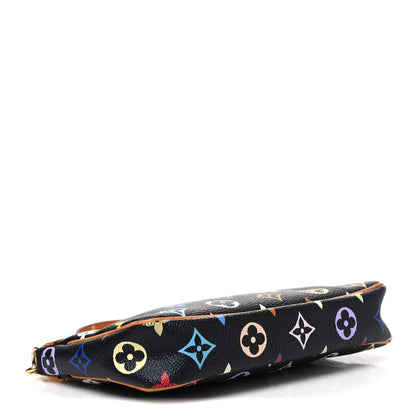 Louis Vuitton Monogram Multicolor Pochette Accessories Black 4 of 11