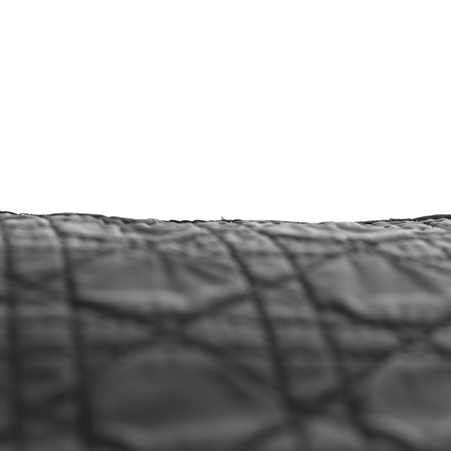 Nylon Cannage Shoulder Bag Black