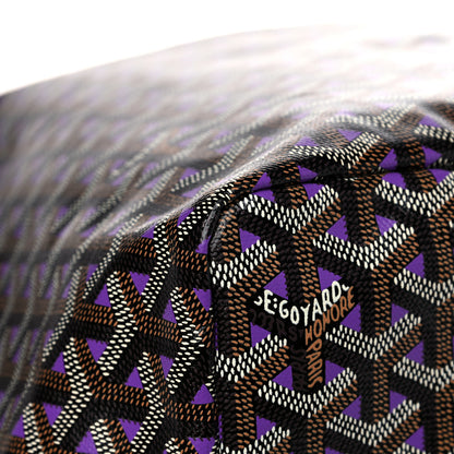 Goyard Goyardine Saint Louis Claire Voie GM Black Purple 7 of 13